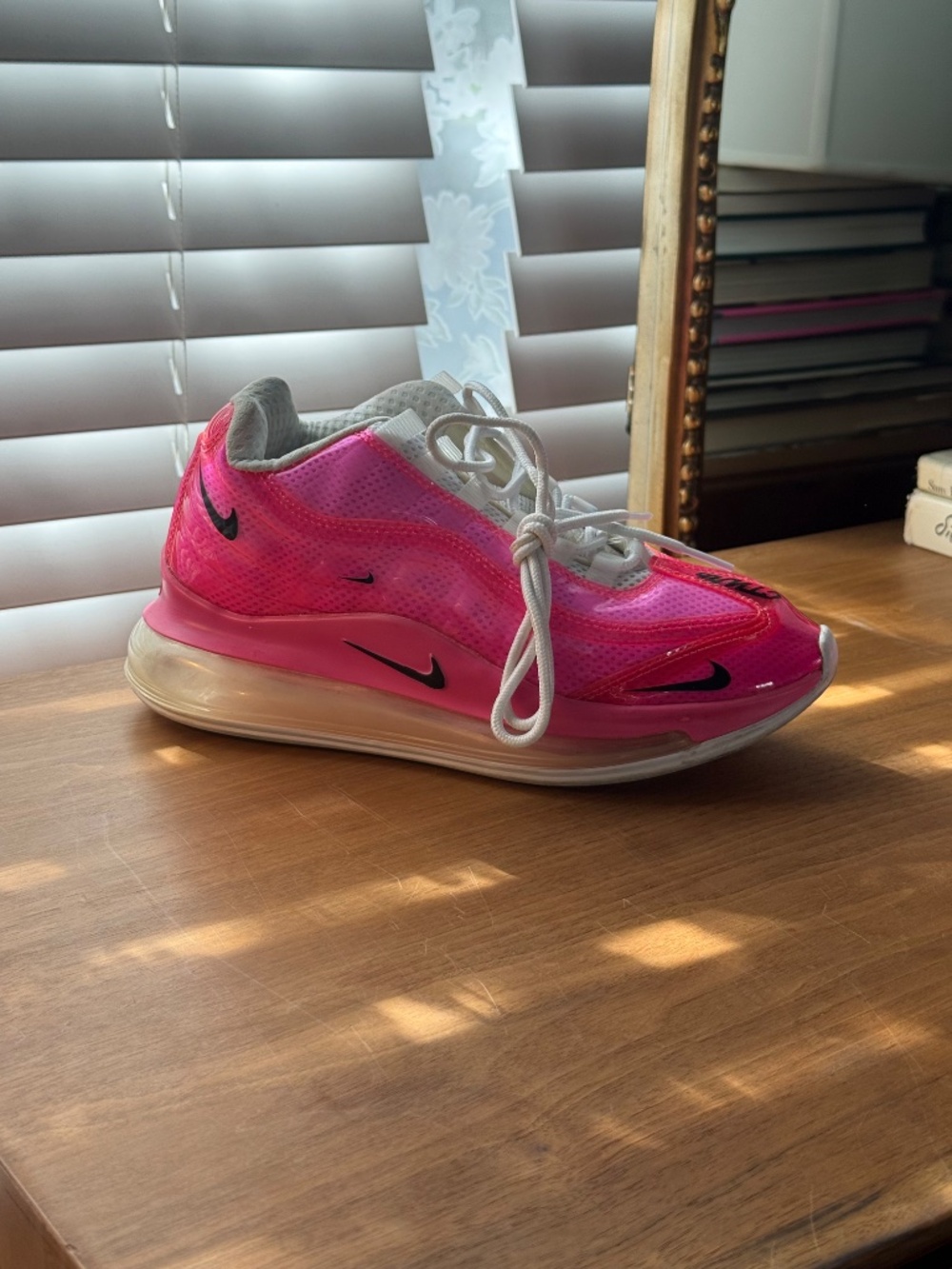 RARE Nike x Heron Preston Collab Air Max 720 Hyper Pink CK9761-997 Men’s 8.5 - Picture 12 of 16
